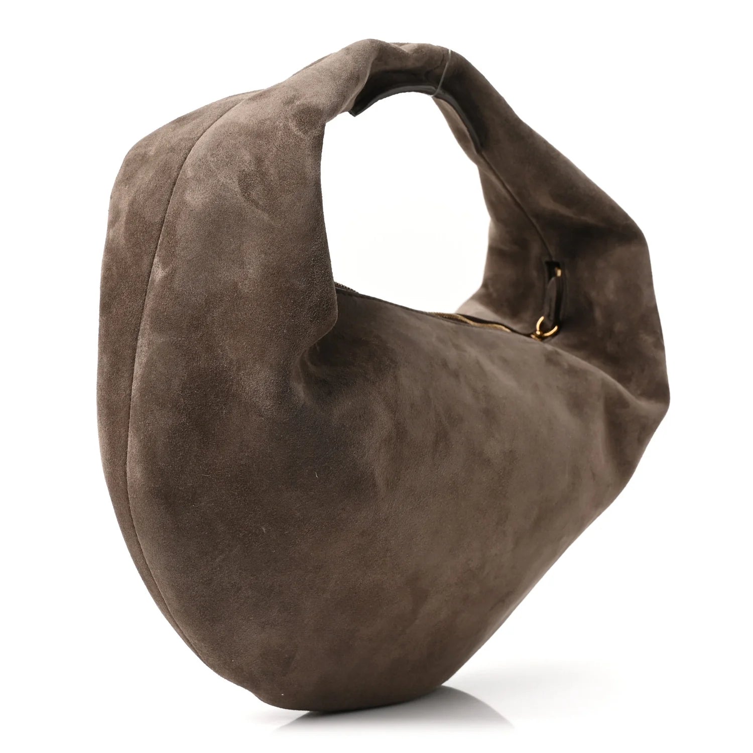 Suede Calfskin Medium Olivia Hobo Toffee