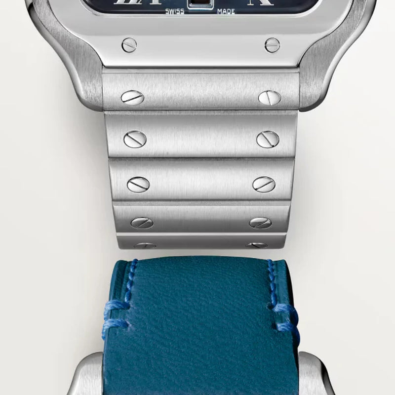 Unworn  Santos De , Stainless Steel, 39.8Mm, Ref# WSSA0030, Box and Papers