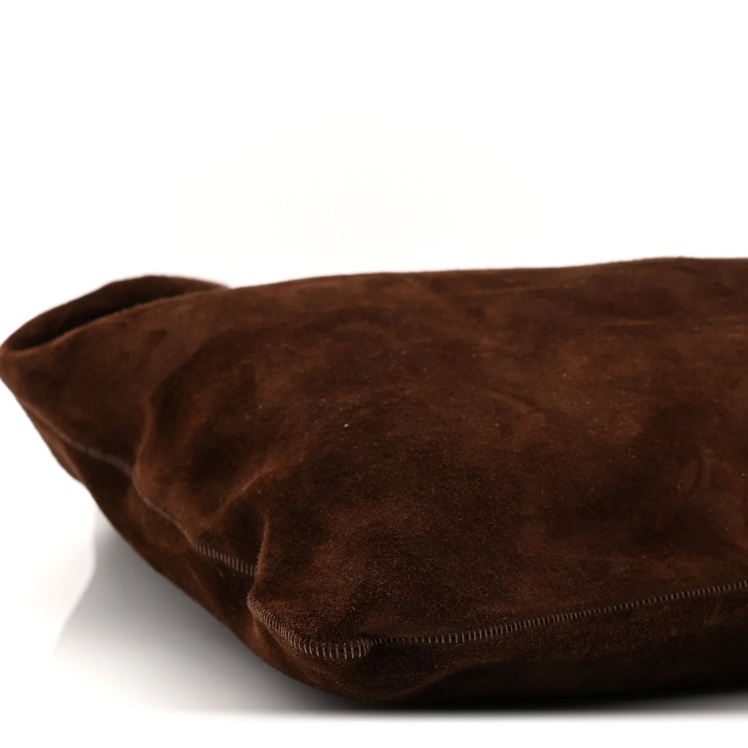 Suede Small Bindle Bag Espresso