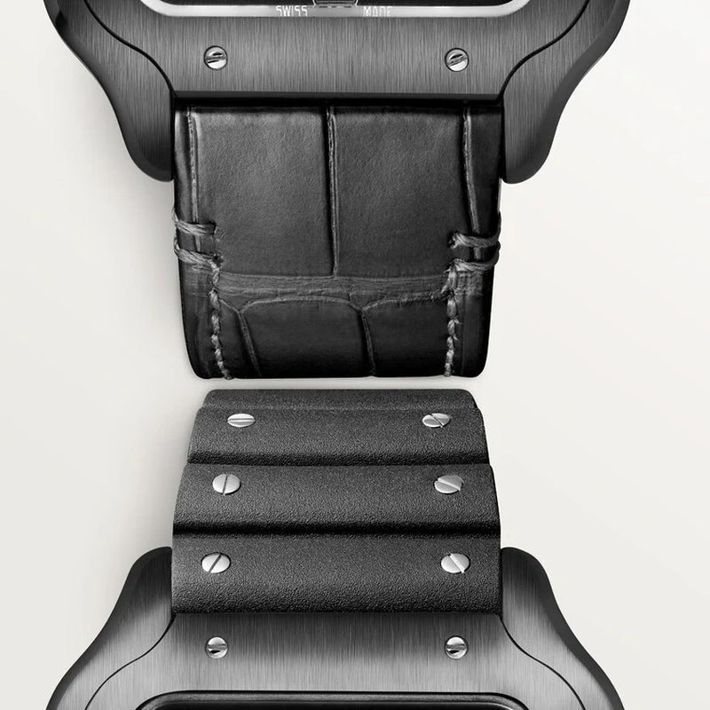 Unworn  Santos De , Stainless Steel, 39.8Mm, Ref# WSSA0039, Box and Papers