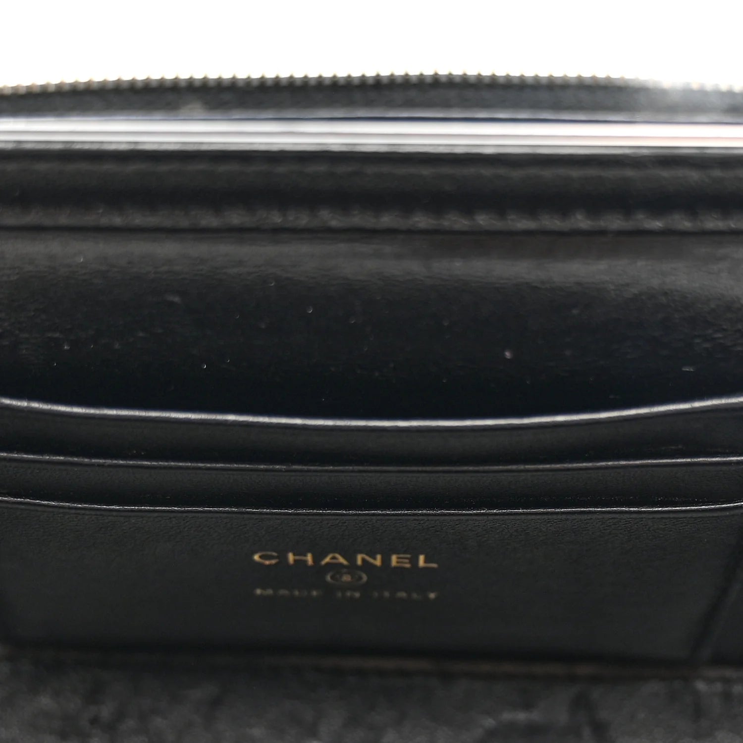 Tweed Quilted Small Vanity Case with Chain Black Purple Green Red