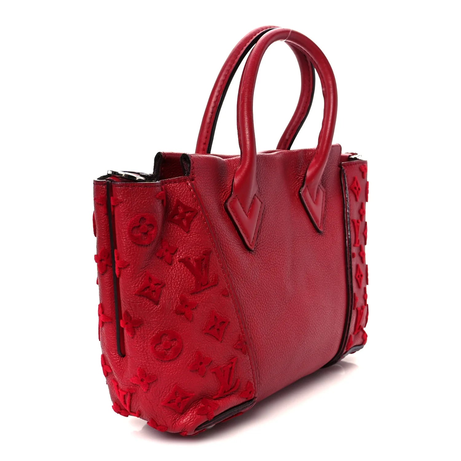 Veau Cachemire Tote W BB Framboise