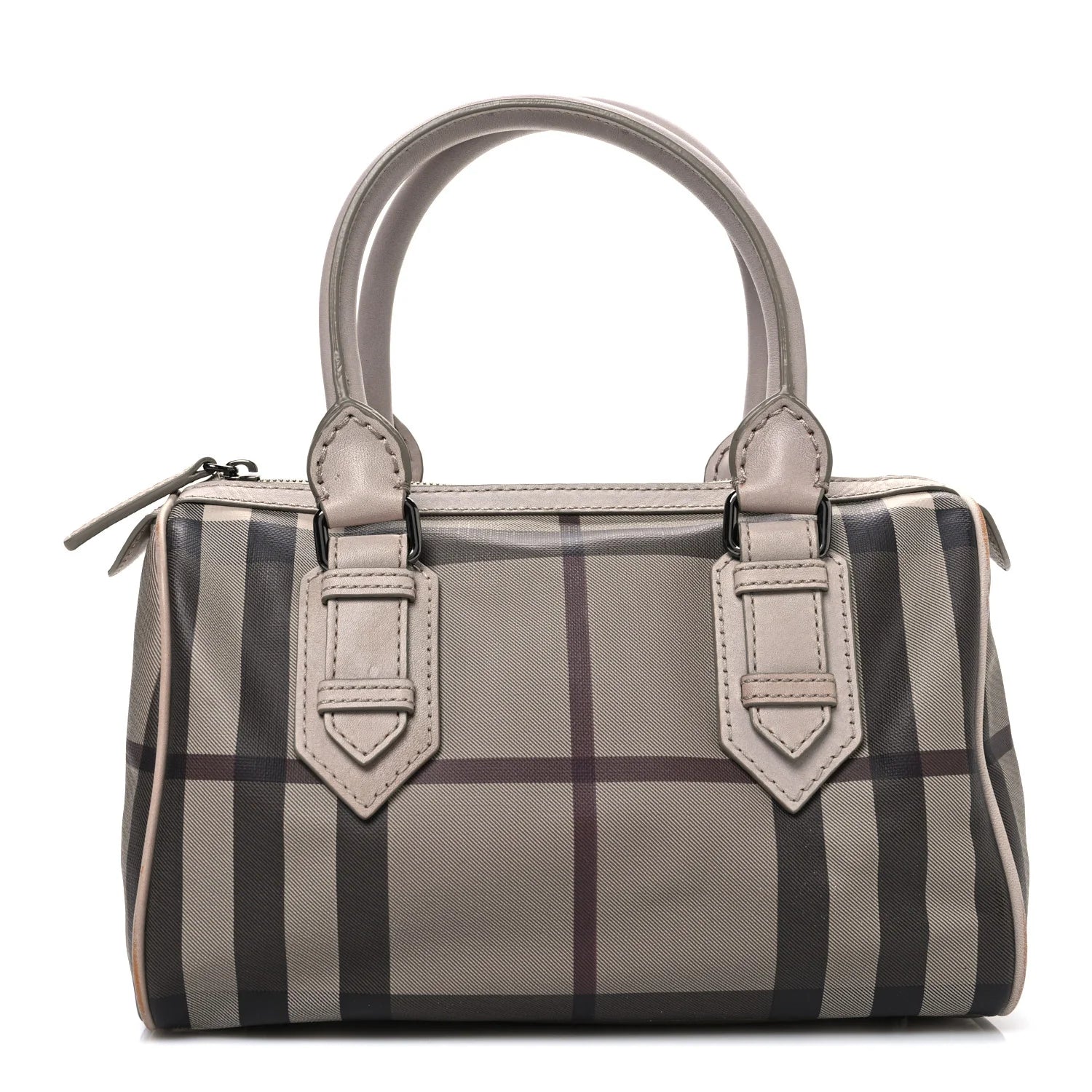 Smoked Check Small Chester Bowling Bag Trench