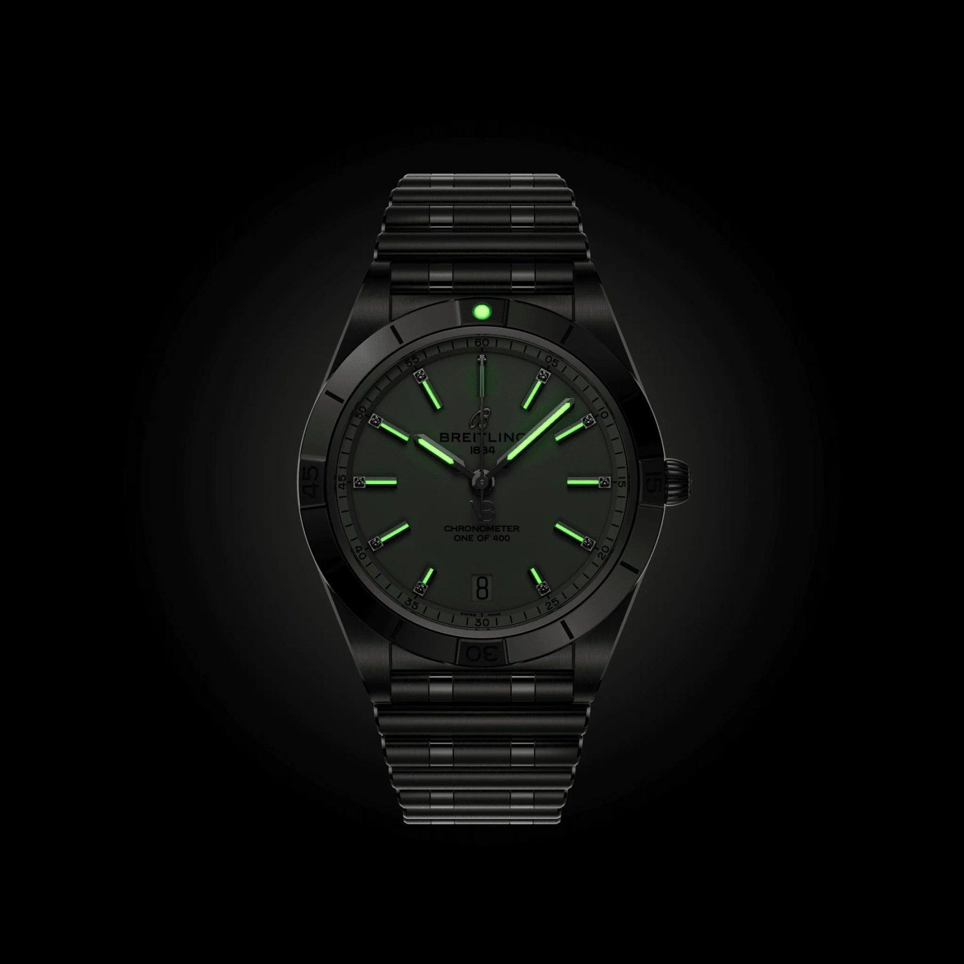 Chronomat Automatic 36 Victoria Beckham, Stainless Steel and Diamonds, Ref# A103801A1G1A1, Unworn 2024