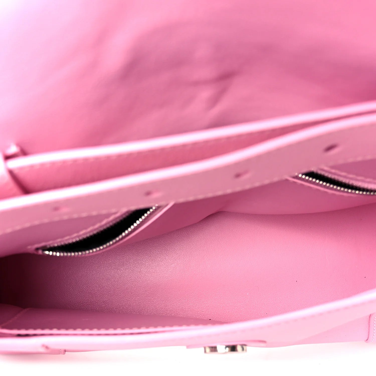 Semi Shiny Smooth Calfskin Small Downtown Shoulder Bag Candy Pink