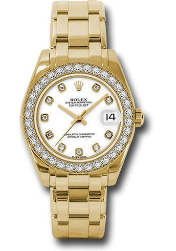 Rolex Datejust Pearlmaster 34Mm Watch: 81298 Wd