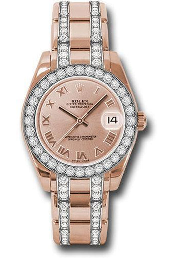 Rolex Datejust Pearlmaster 34Mm Watch: 81285 Prdp