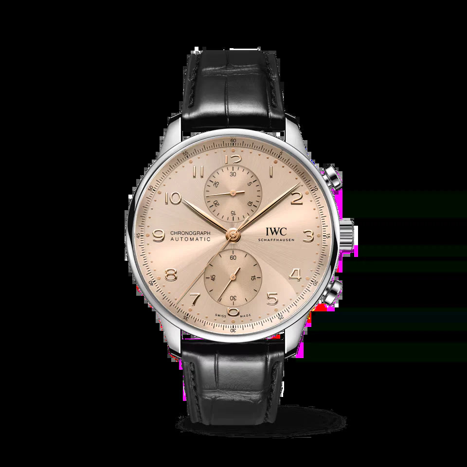 Unworn  Portugieser Automatic Chronograph, Stainless Steel, 41 Mm, Ref# IW371624, Box and Papers