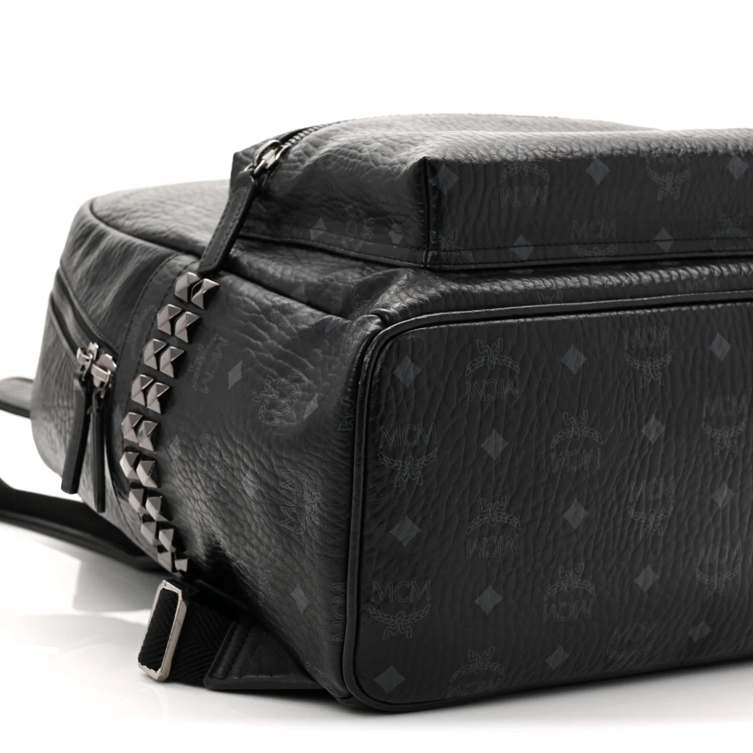 Visetos Medium Side Studs Stark Backpack Black