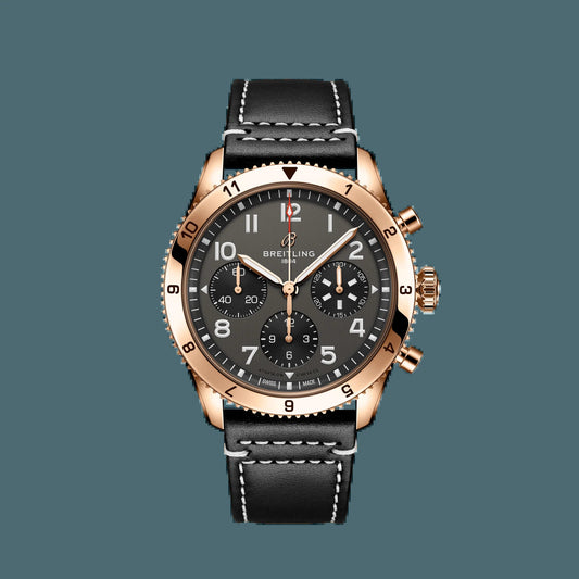 Classic AVI Chronograph 42 P-51 Mustang, 18K Red Gold, Ref# R233801A1B1X1, Unworn 2024