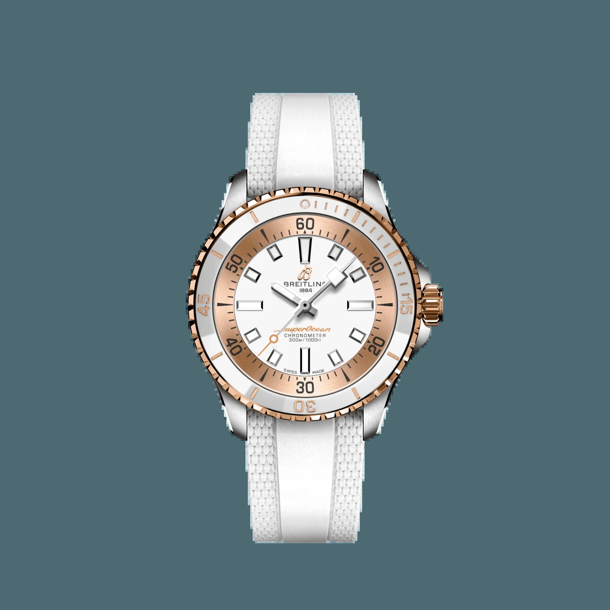 Superocean Automatic 36, Stainless Steel and 18K Red Gold, Ref# U173771A1A1S1, Unworn 2024