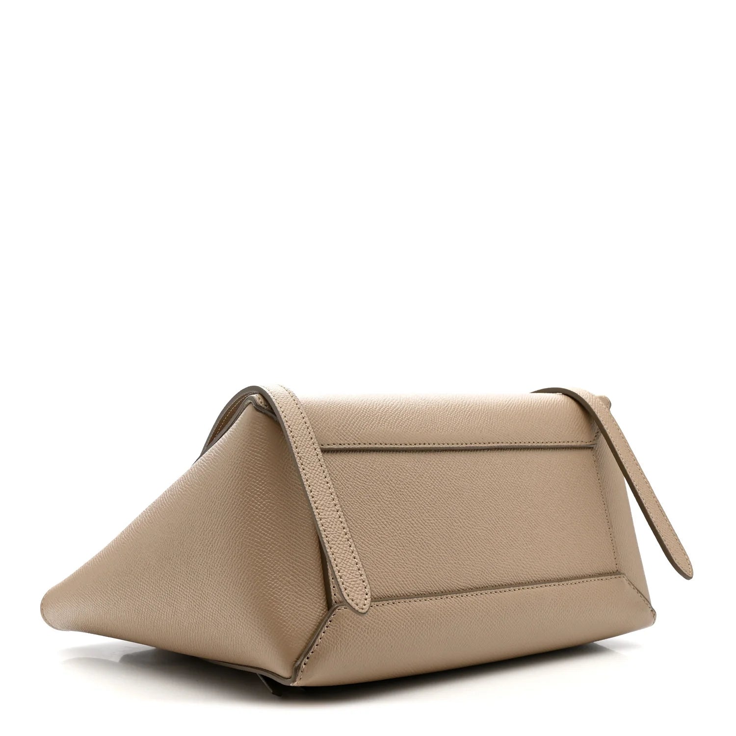 Grained Calfskin Micro Belt Bag Light Taupe
