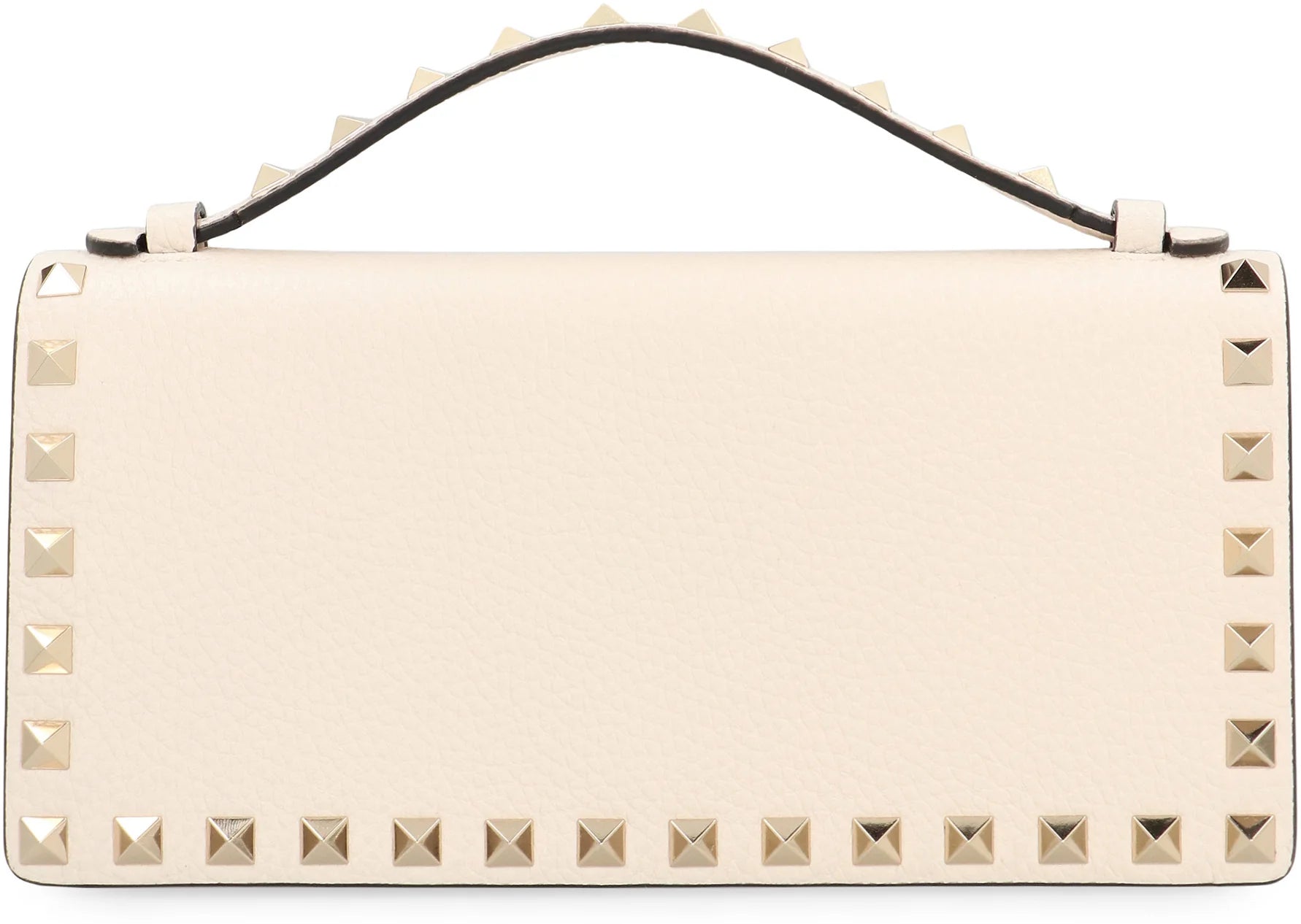 ROCKSTUD LEATHER WALLET on CHAIN