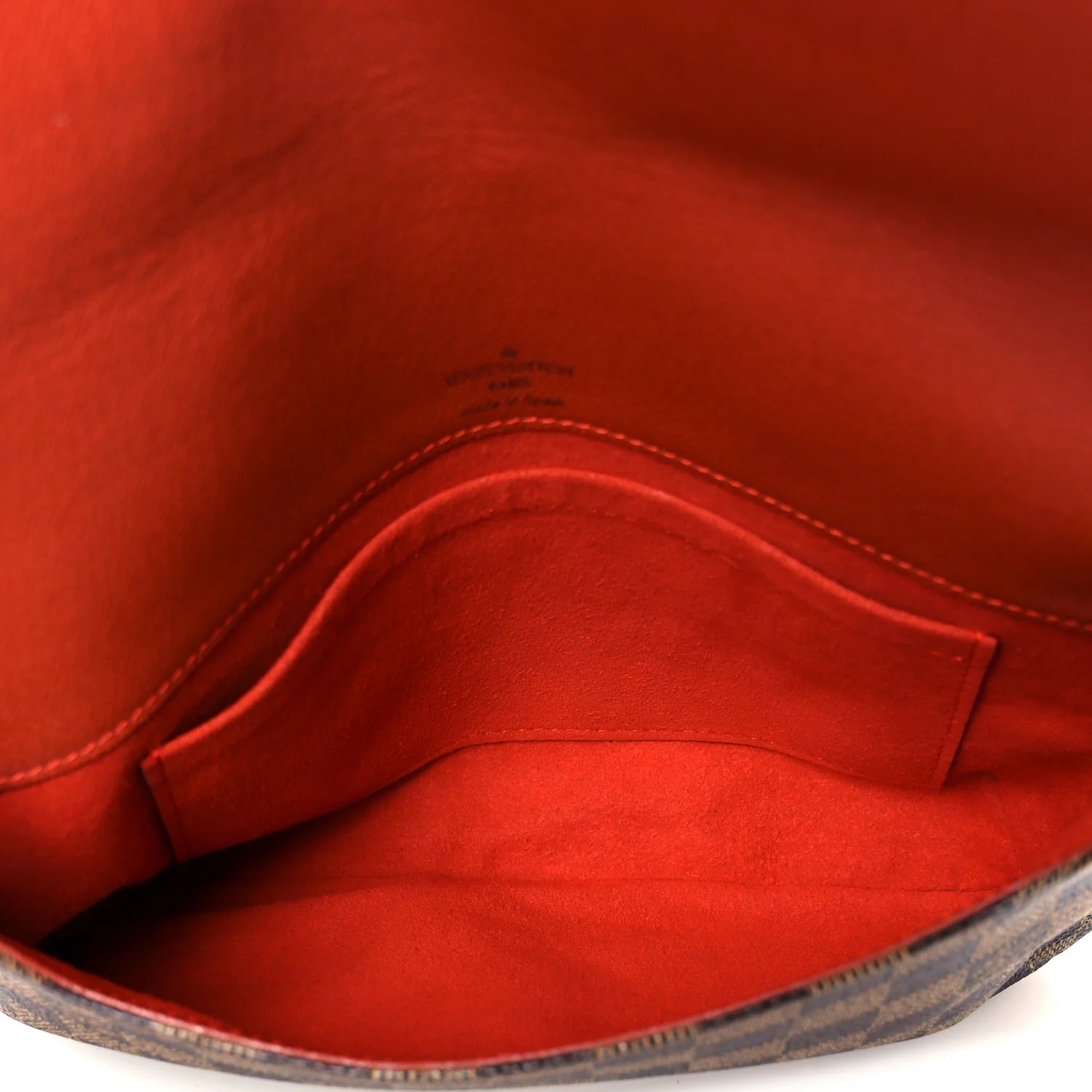 Damier Ebene Musette Tango Long Strap