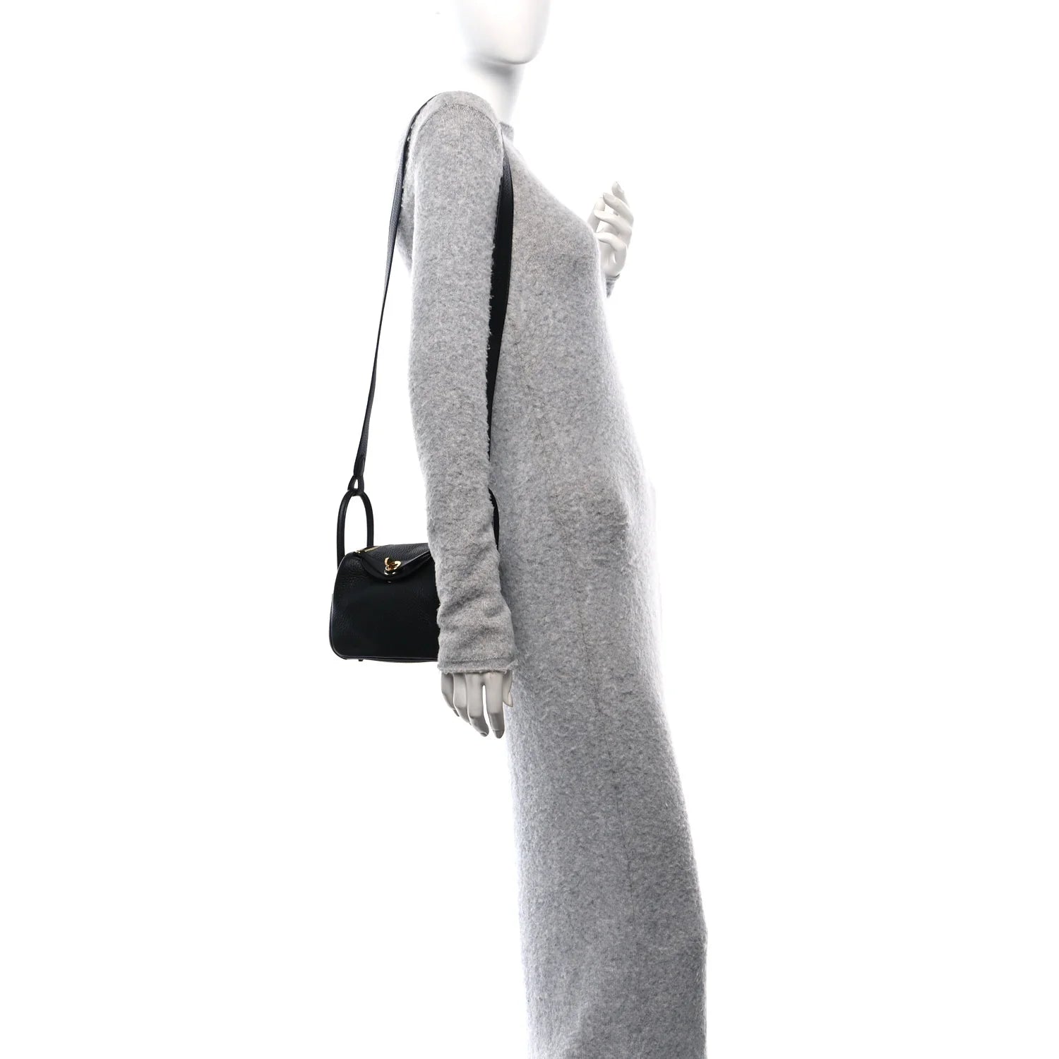 Taurillon Clemence Mini Lindy 20 Black