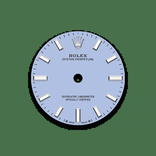 Unworn 2025,  Oyster Perpetual, Oystersteel, 28Mm, Lavender Dial, Domed Oyster, Ref# 276200-0008, Box and Papers