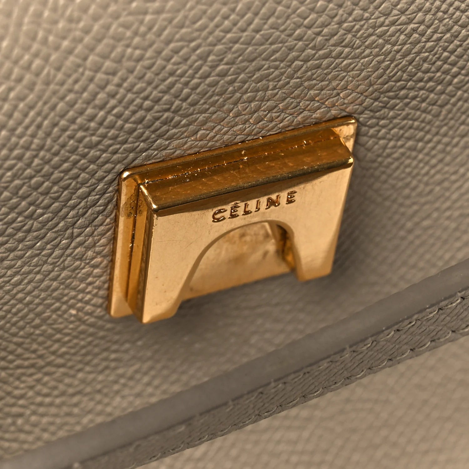 Grained Calfskin Nano Belt Bag Light Taupe