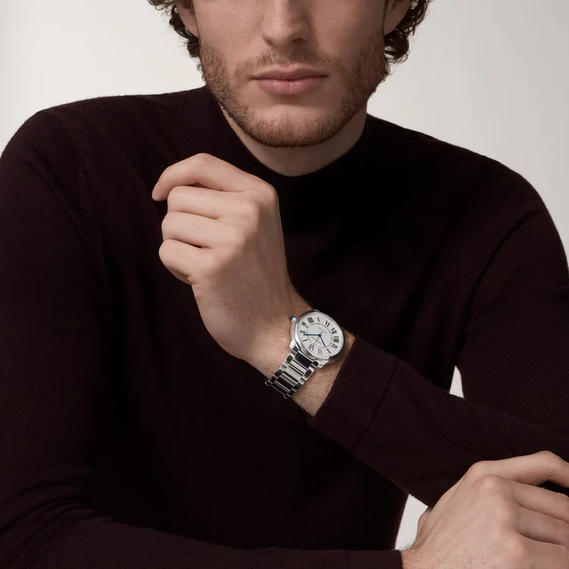 Unworn  Ronde Must De , Stainless Steel, 40Mm, Ref# WSRN0035, Box and Papers