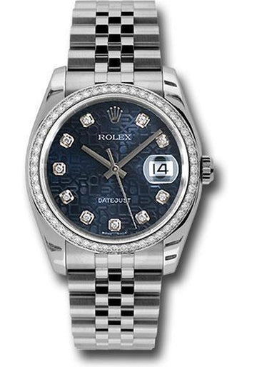 Rolex Oyster Perpetual Datejust 36 Watch 116244 Bljdj
