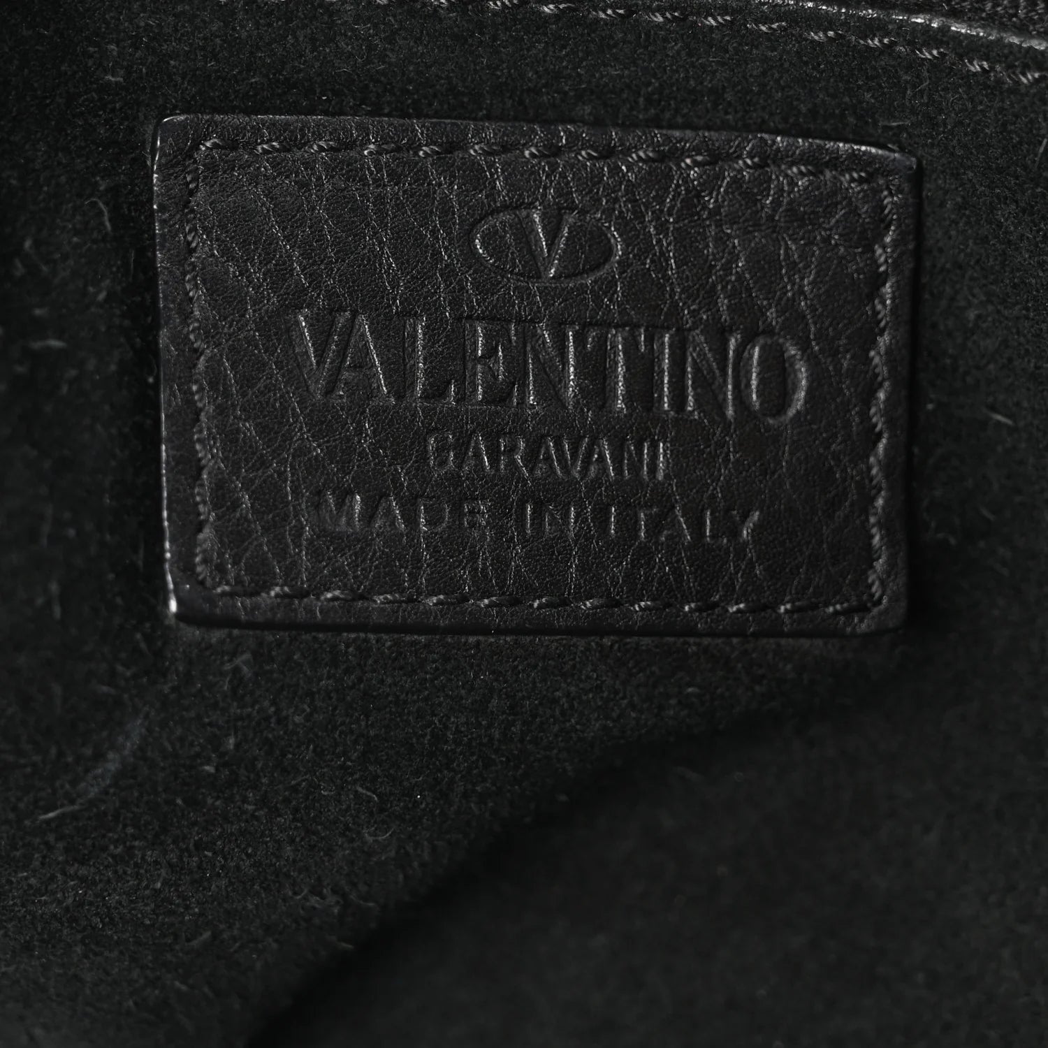 Pebbled Calfskin Rockstud Flip-Lock Messenger Bag Black