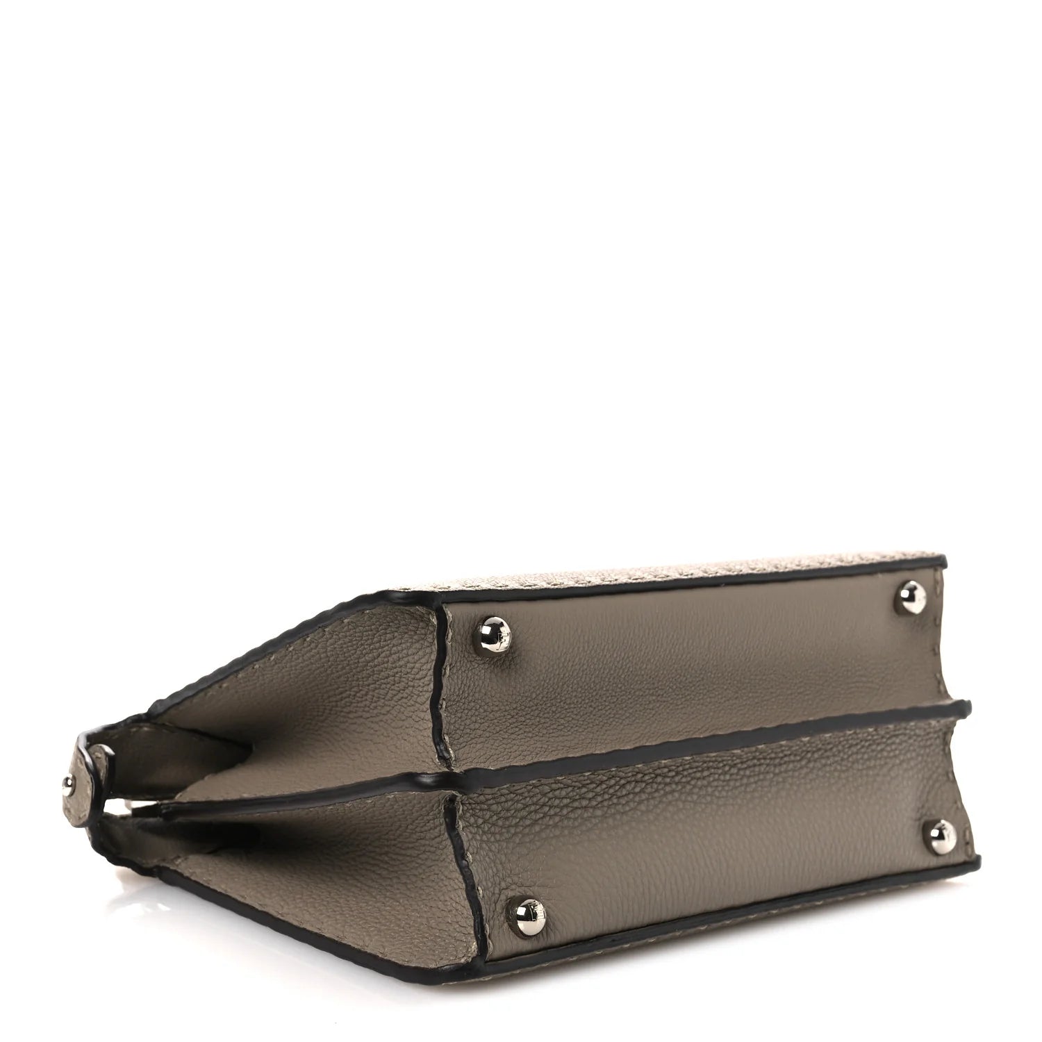 Cuoio Romano Selleria Chamois Small Peekaboo I SEE U Satchel Corda Camelia Cipria