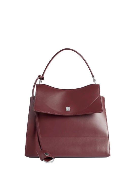 DARK BURGUNDY CALF LEATHER BAGS