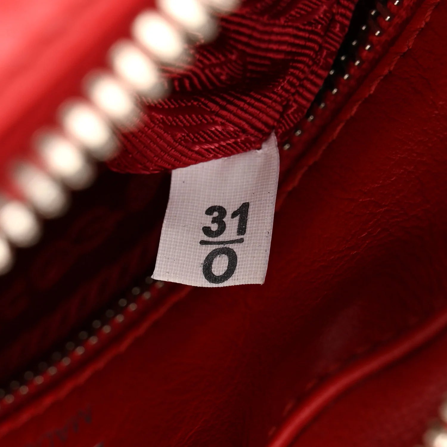 Soft Calfskin Diagramme Camera Bag Rosso