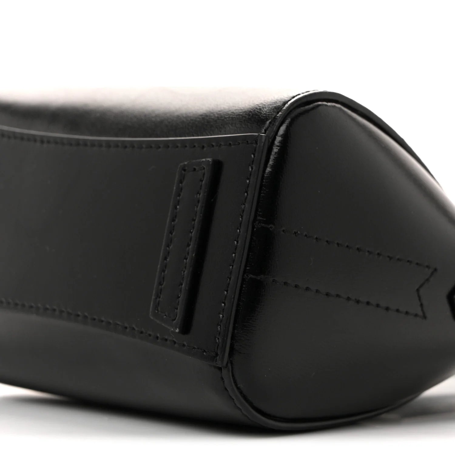 Shiny Lord Calfskin Micro Antigona Black