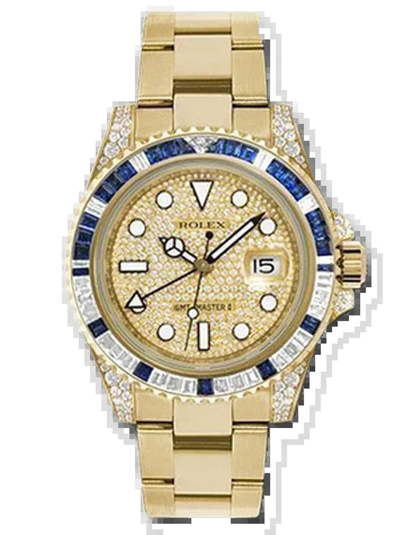 Rolex Gmt-Master II 116758SA Pave