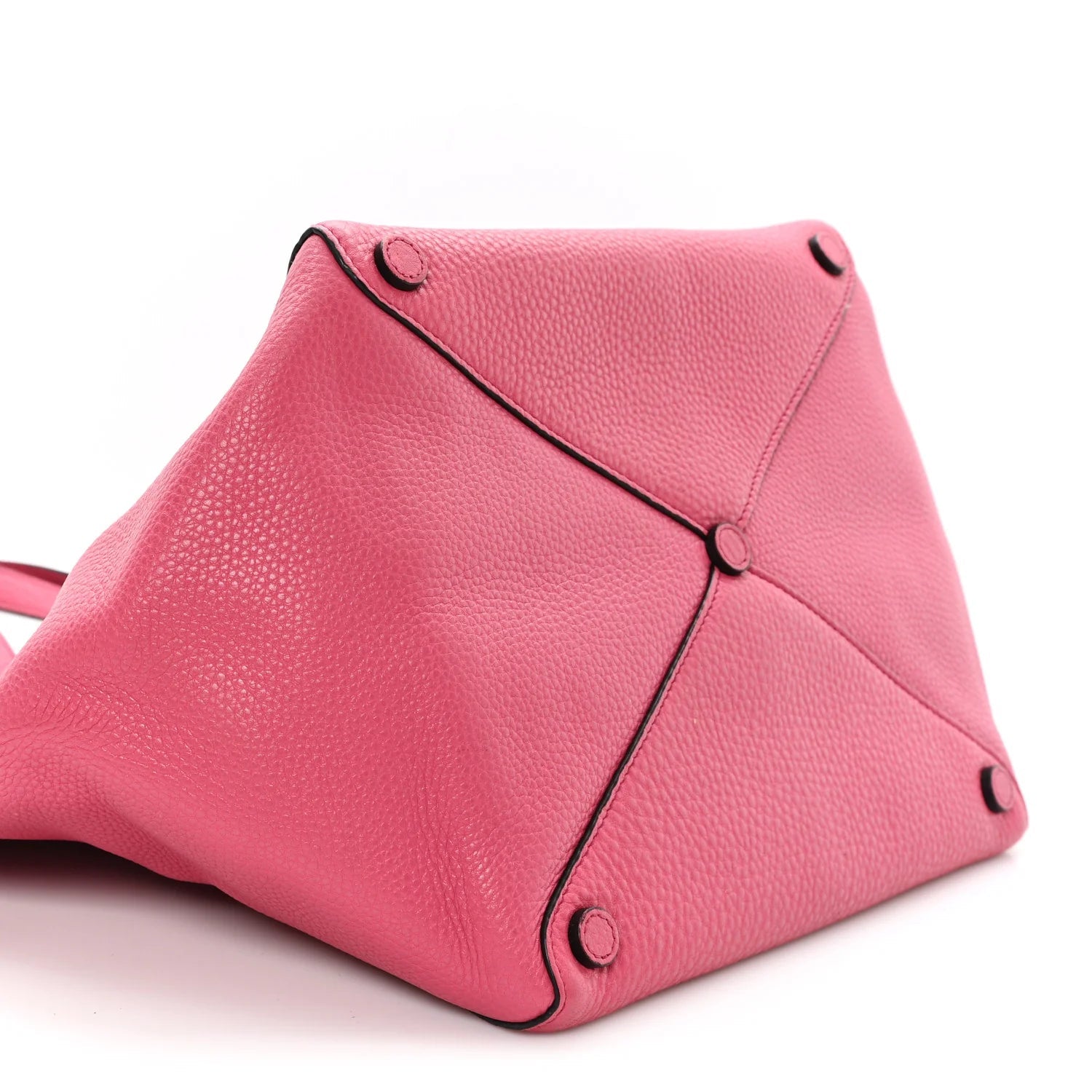 Vitello Daino Shopping Tote Peonia