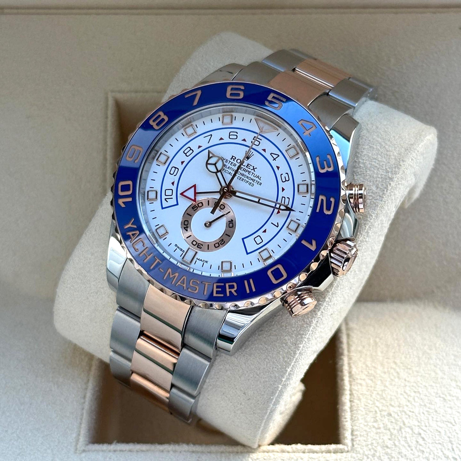 Yacht-Master II, Stainless Steel and 18K Everose Gold, 44Mm, Ref# 116681-0002