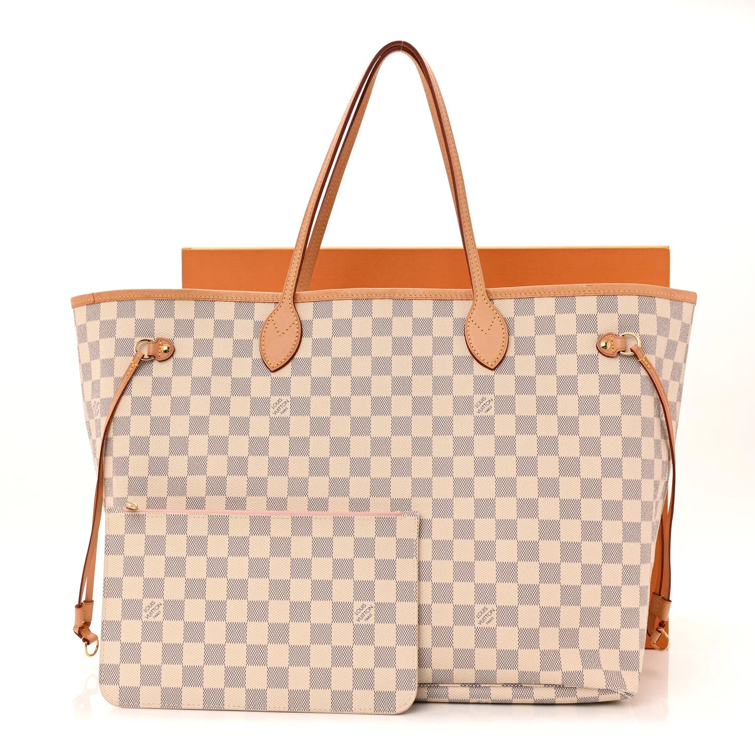 Damier Azur Neo Neverfull GM Rose Ballerine