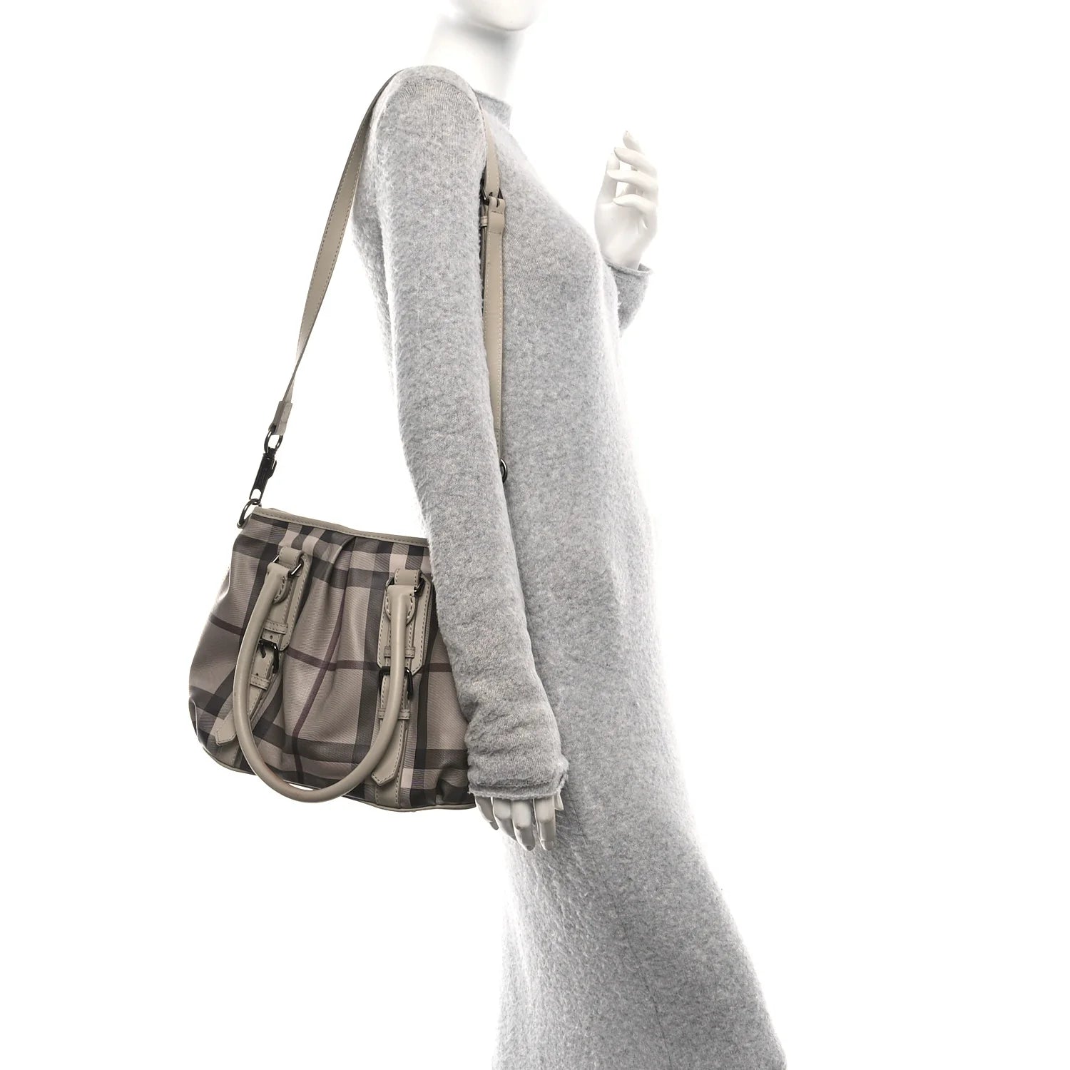 Smoked Check Small Northfield Tote Trench