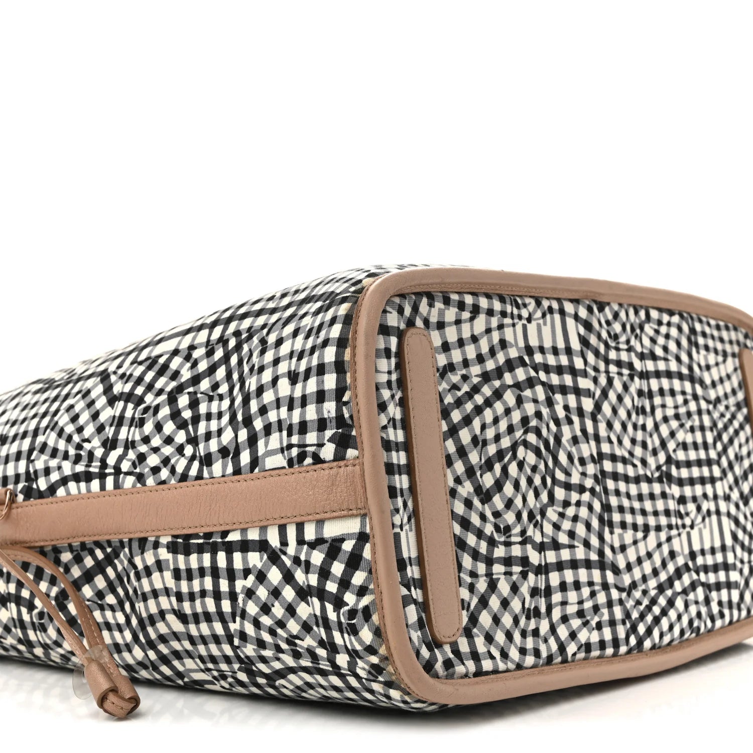 Metallic Visetos Medium Liz Reversible Shopper Tote Champagne Gold