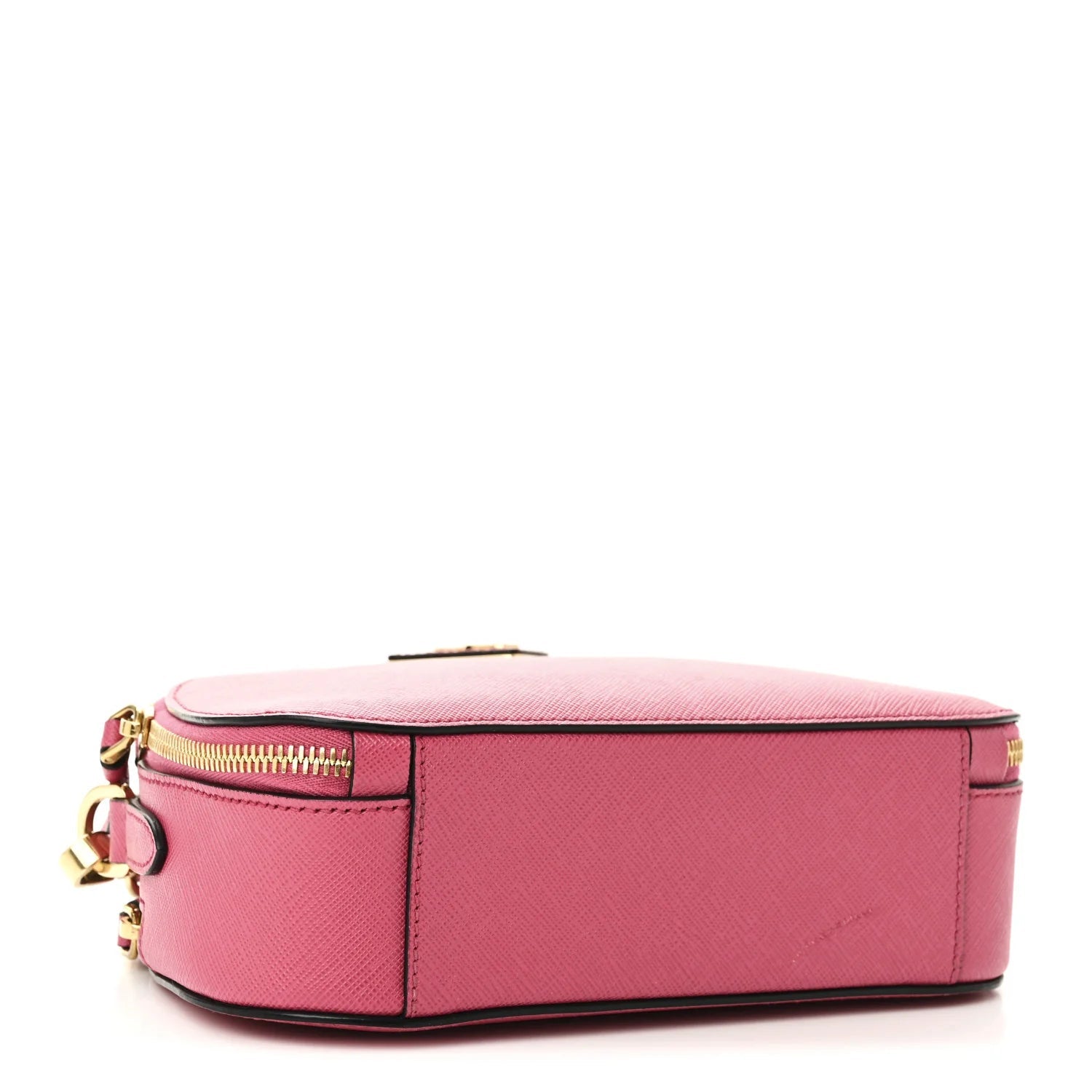 Saffiano Lux Odette Crossbody Magenta