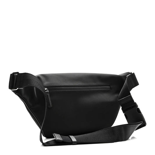 Nylon Fursten Medium Belt Bag Black