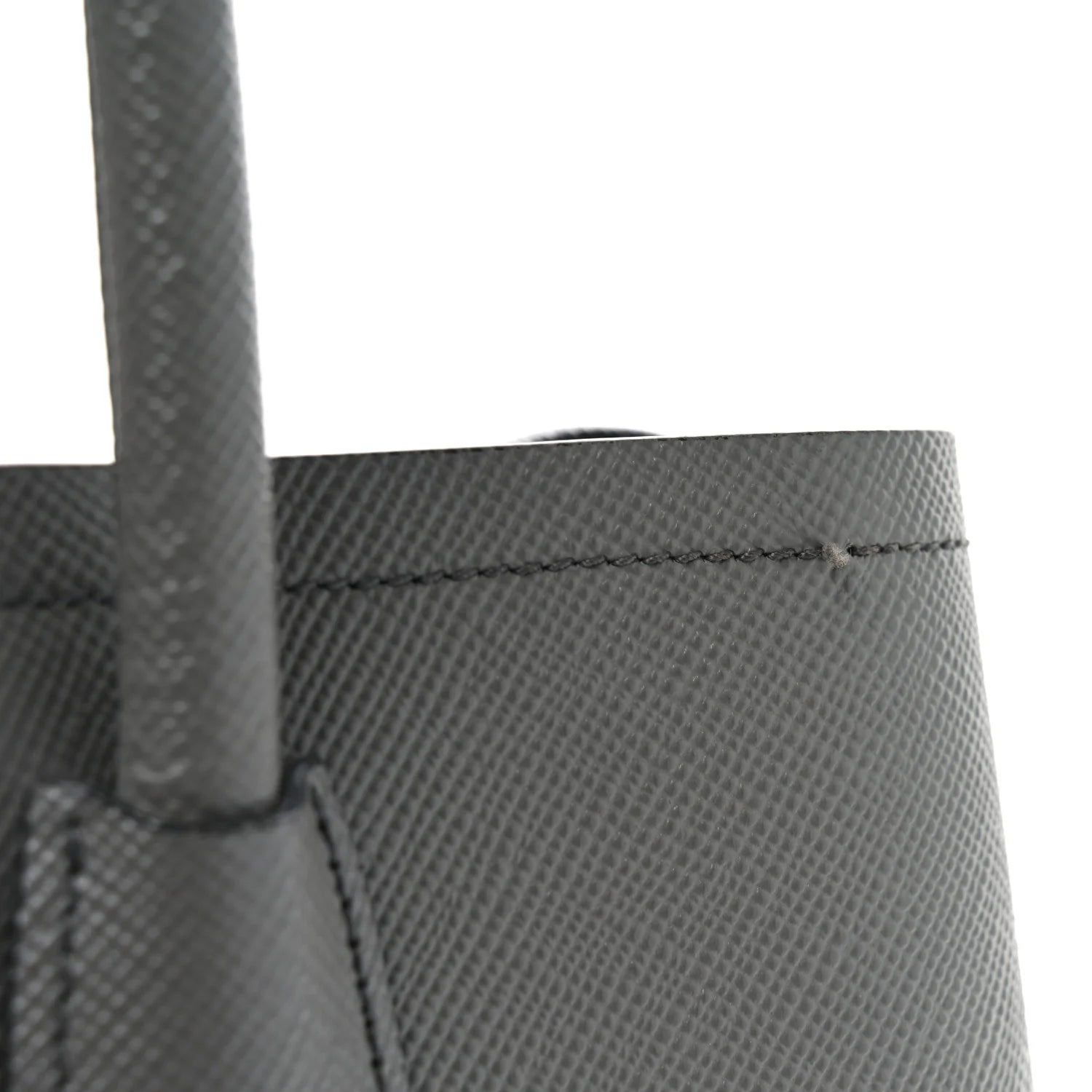 Saffiano Cuir Small Double Bag Marmo