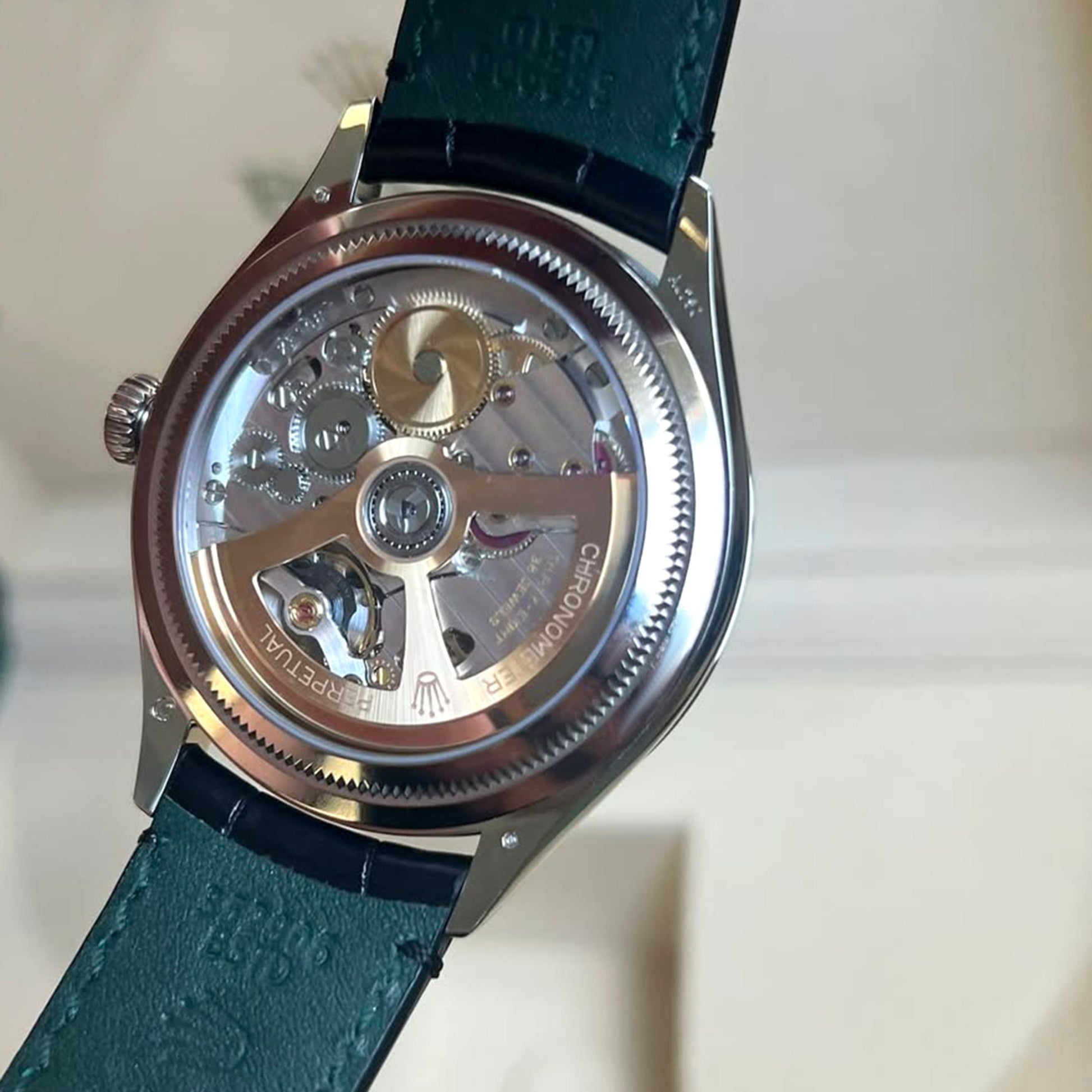 Unworn  Perpetual 1908, 39Mm, 18K White Gold, Ref# 52509-0002