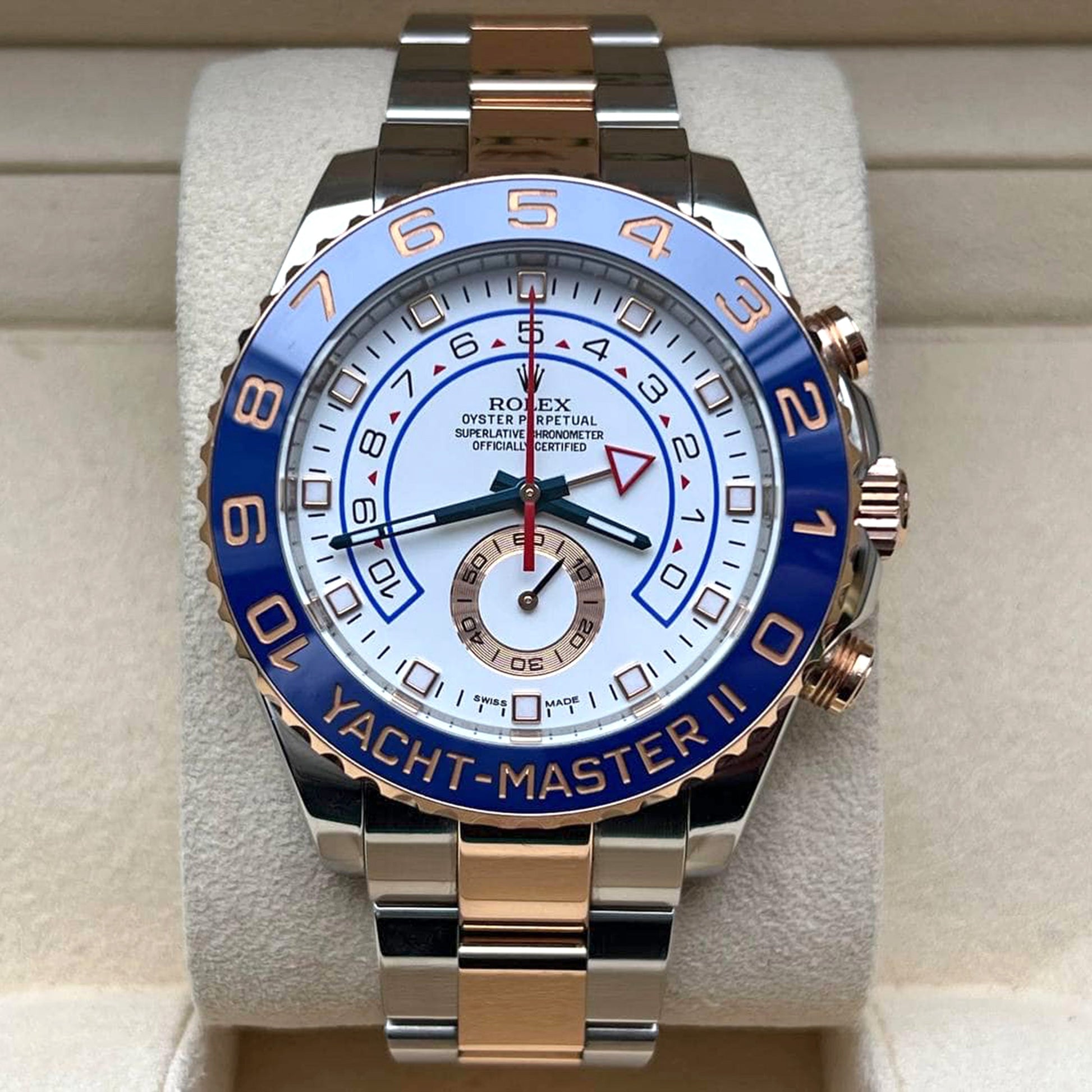 Yacht-Master II, Stainless Steel and 18K Everose Gold, 44Mm, Ref# 116681-0002