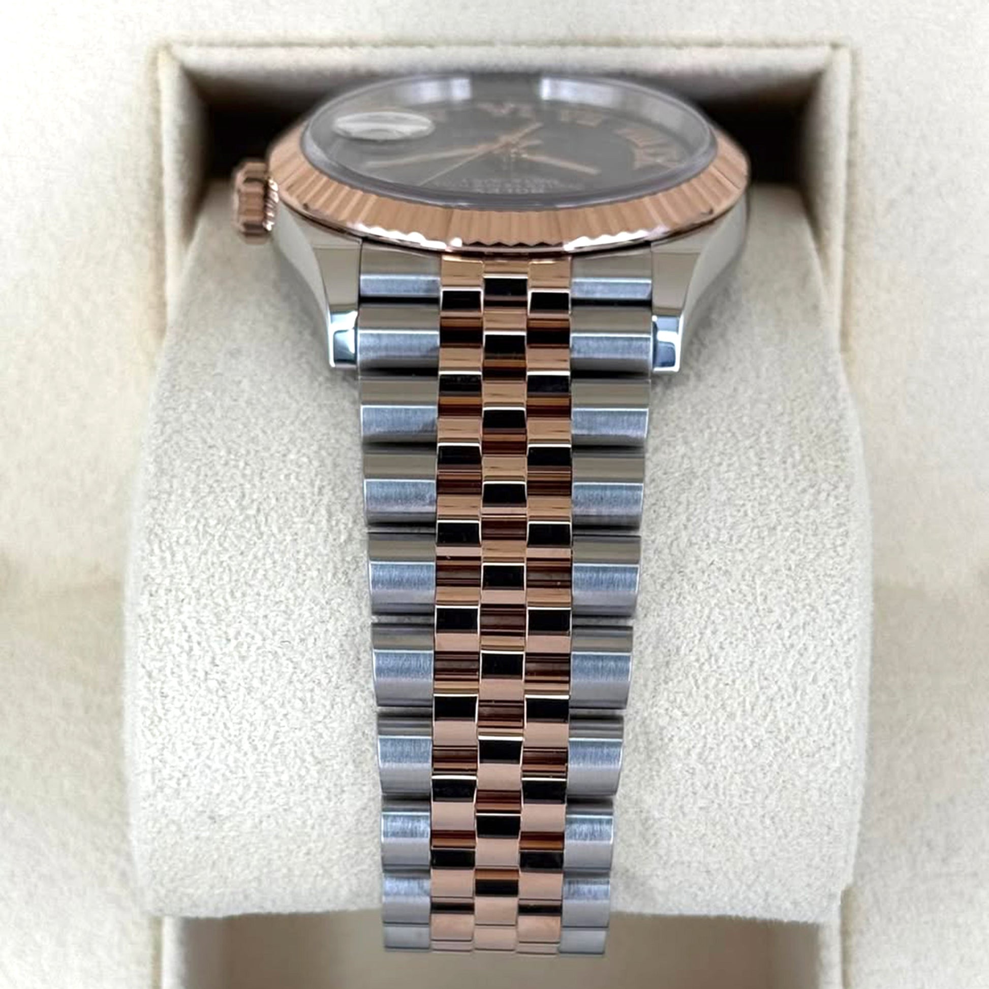 Datejust 36, 18K Everose Gold and Stainless Steel, 36Mm, Ref# 126231-0023