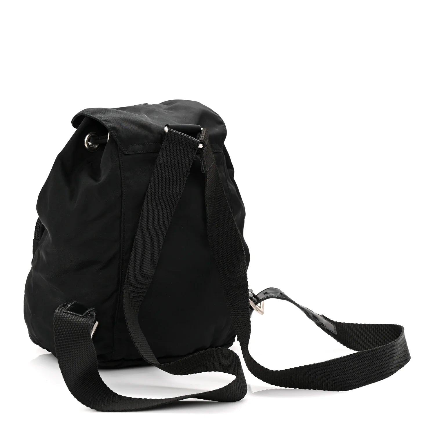 Nylon Vela Mini Cinch Backpack Black