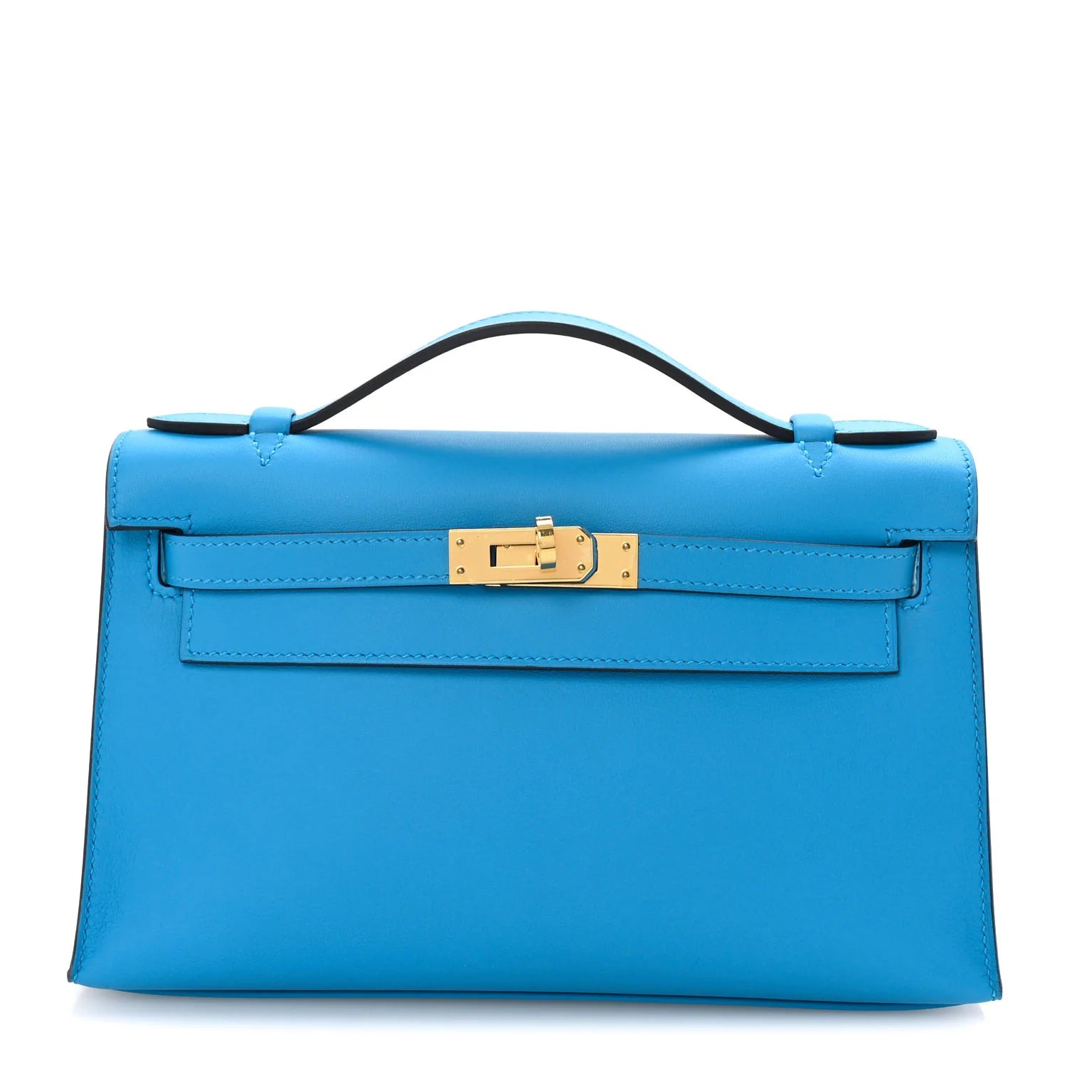 Swift Kelly Pochette Clutch Bleu Frida