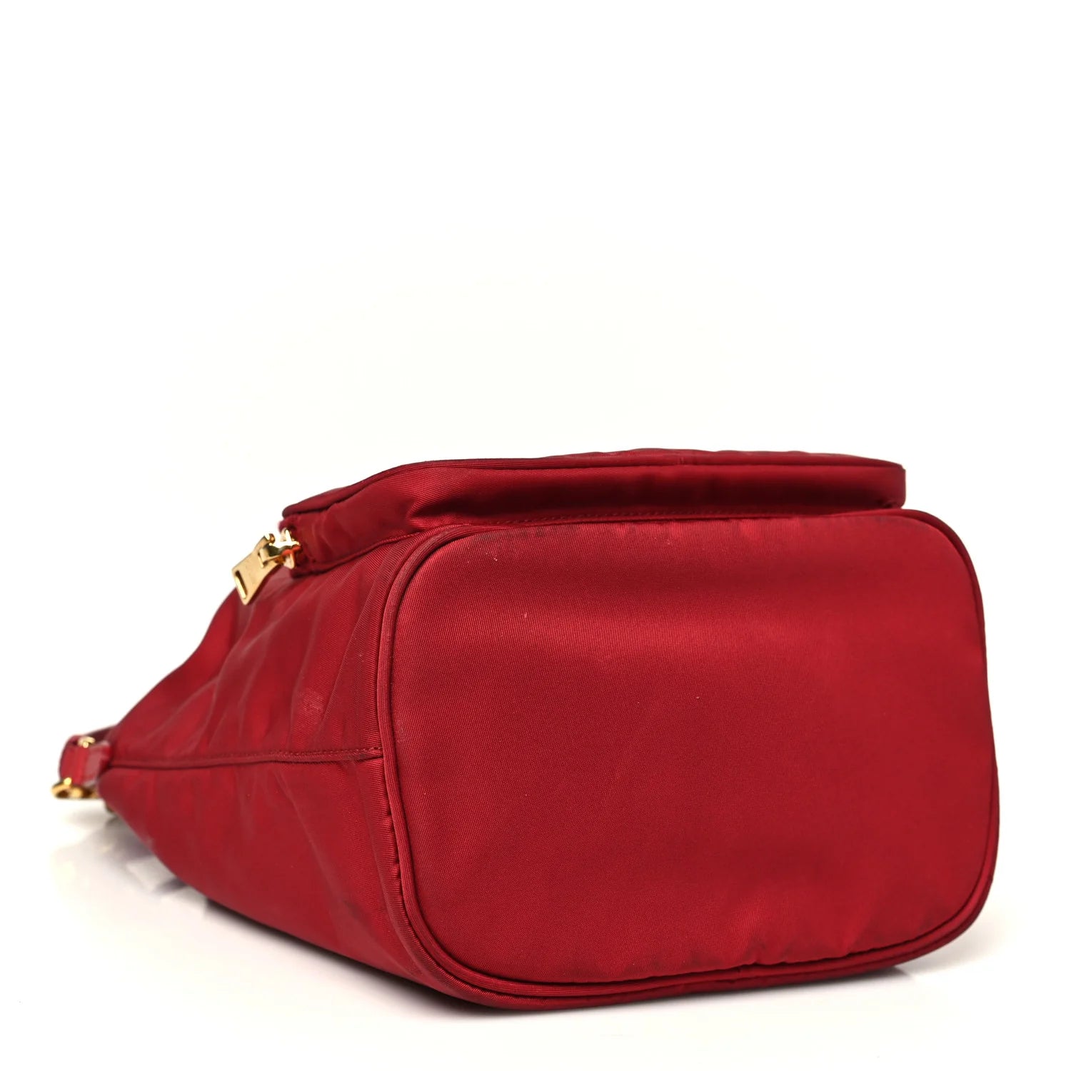 Nylon Vela Saffiano Mini Bucket Crossbody Bag