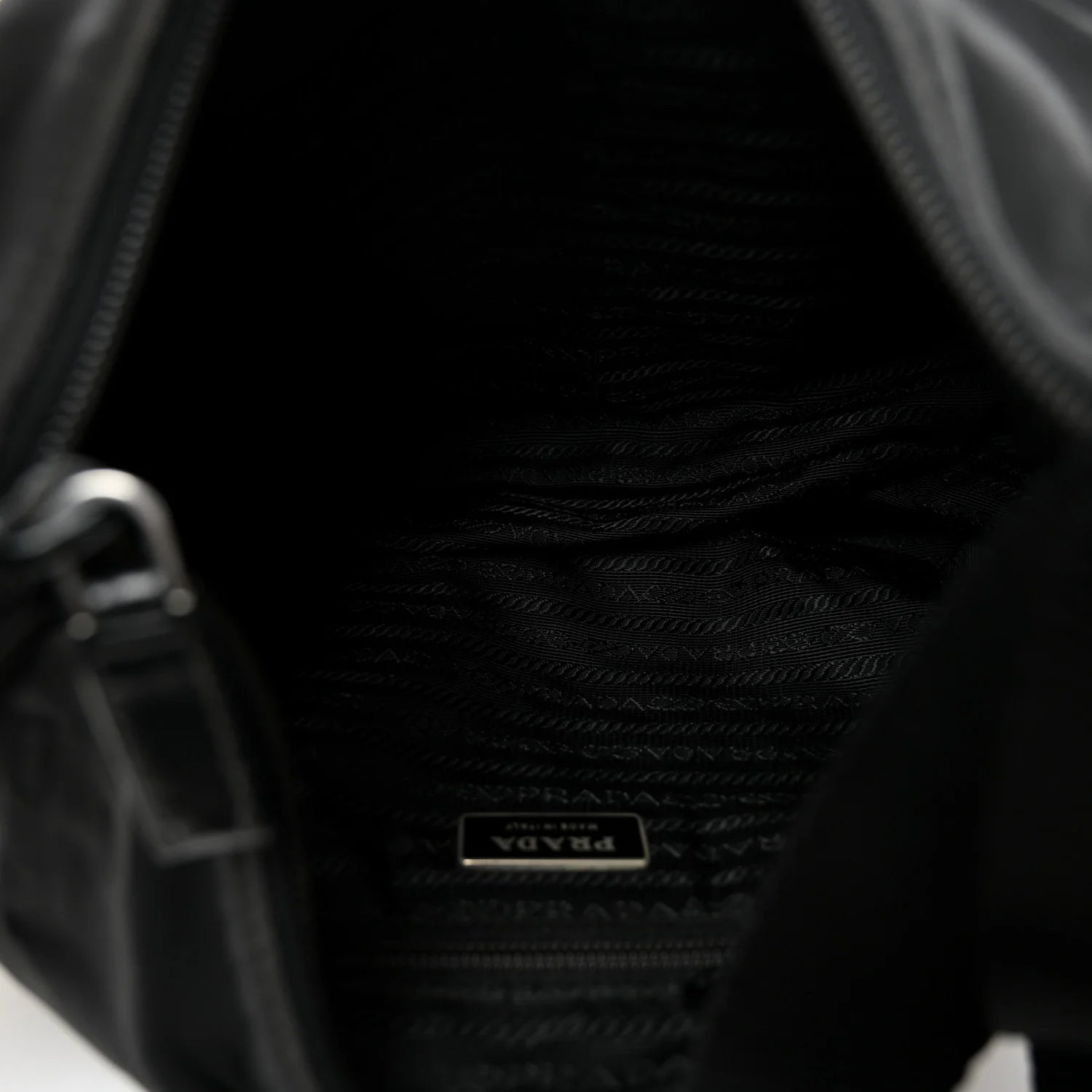 Tessuto Nylon Messenger Bag Black