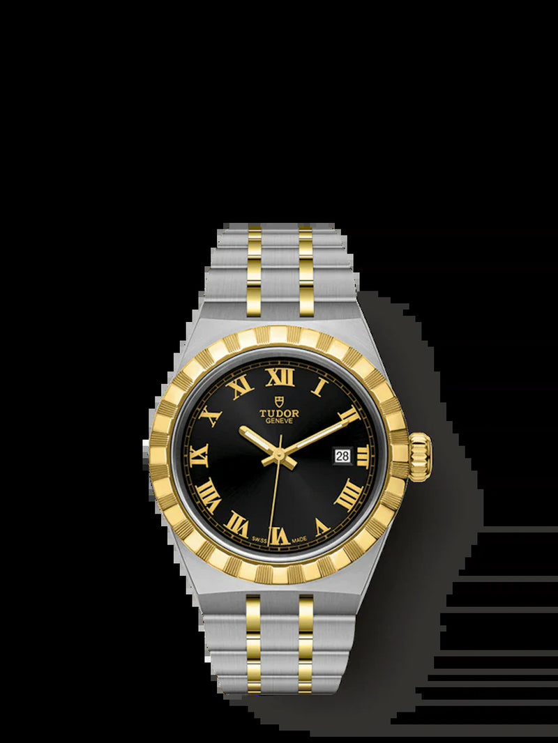 Royal, Stainless Steel and 18K Yellow Gold, 28Mm, Ref# M28303-0003