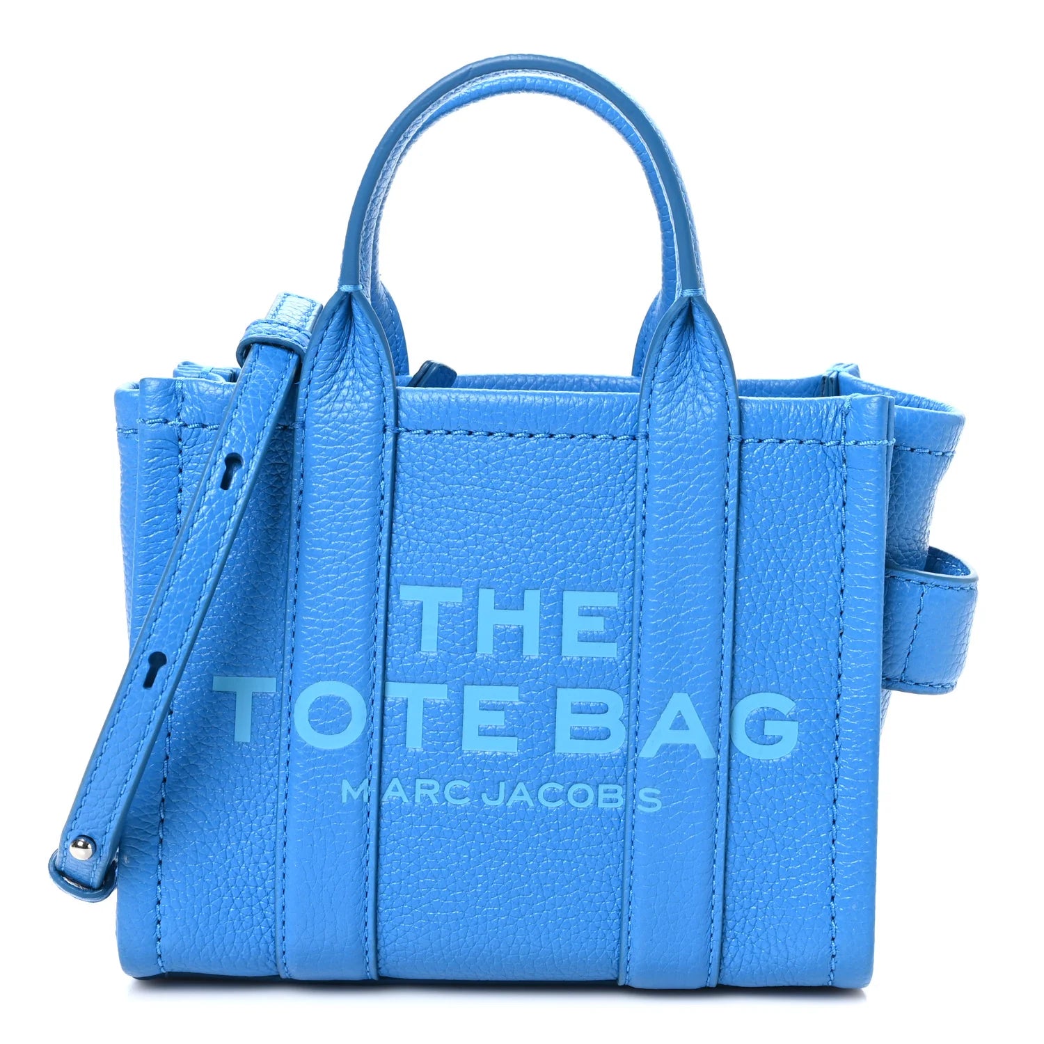 Grained Calfskin Mini the Tote Bag Scuba