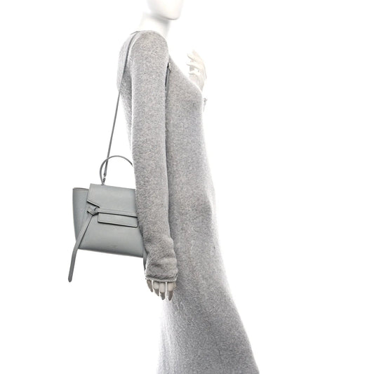 Grained Calfskin Nano Belt Bag Mineral