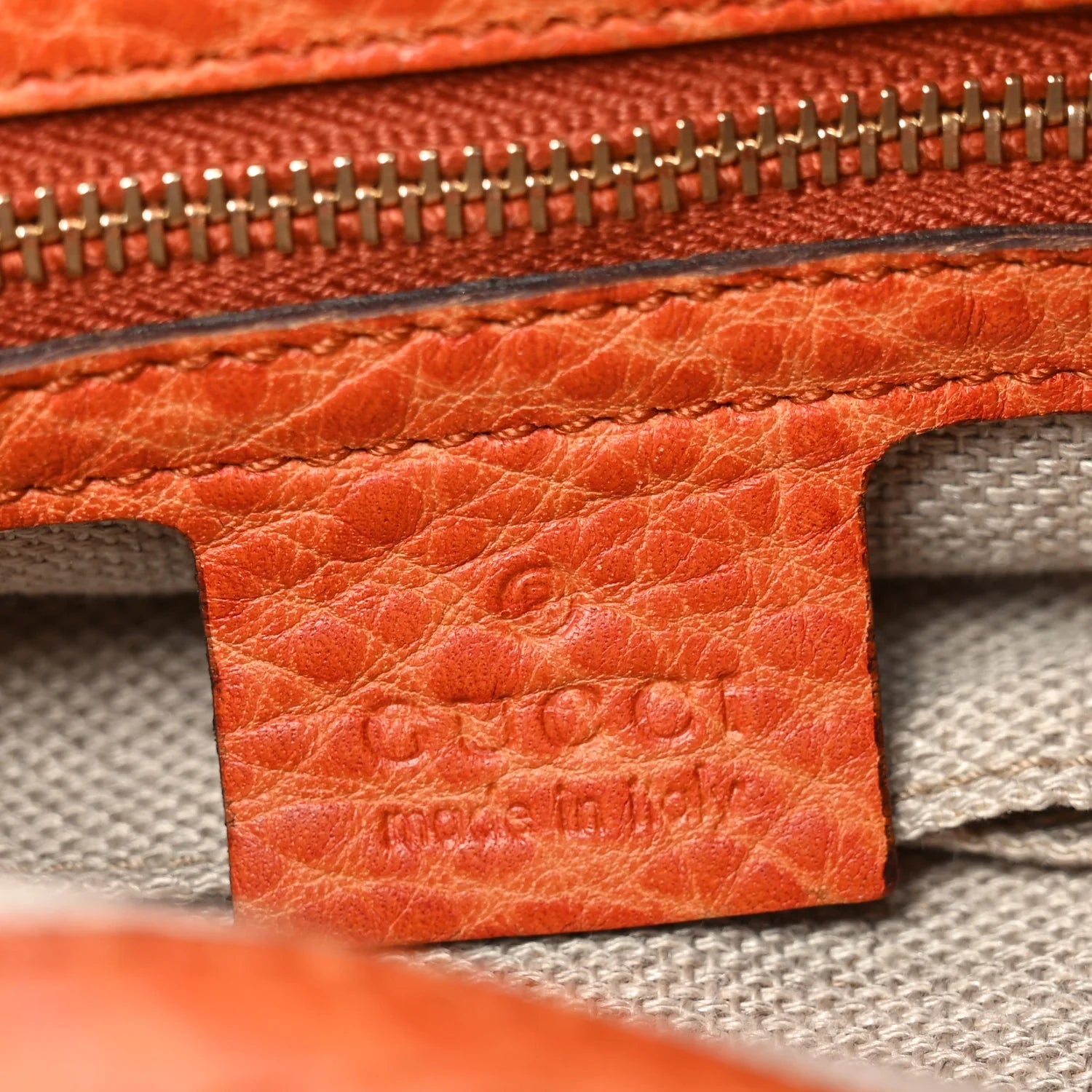 ssima Medium New Jackie Shoulder Bag Orange