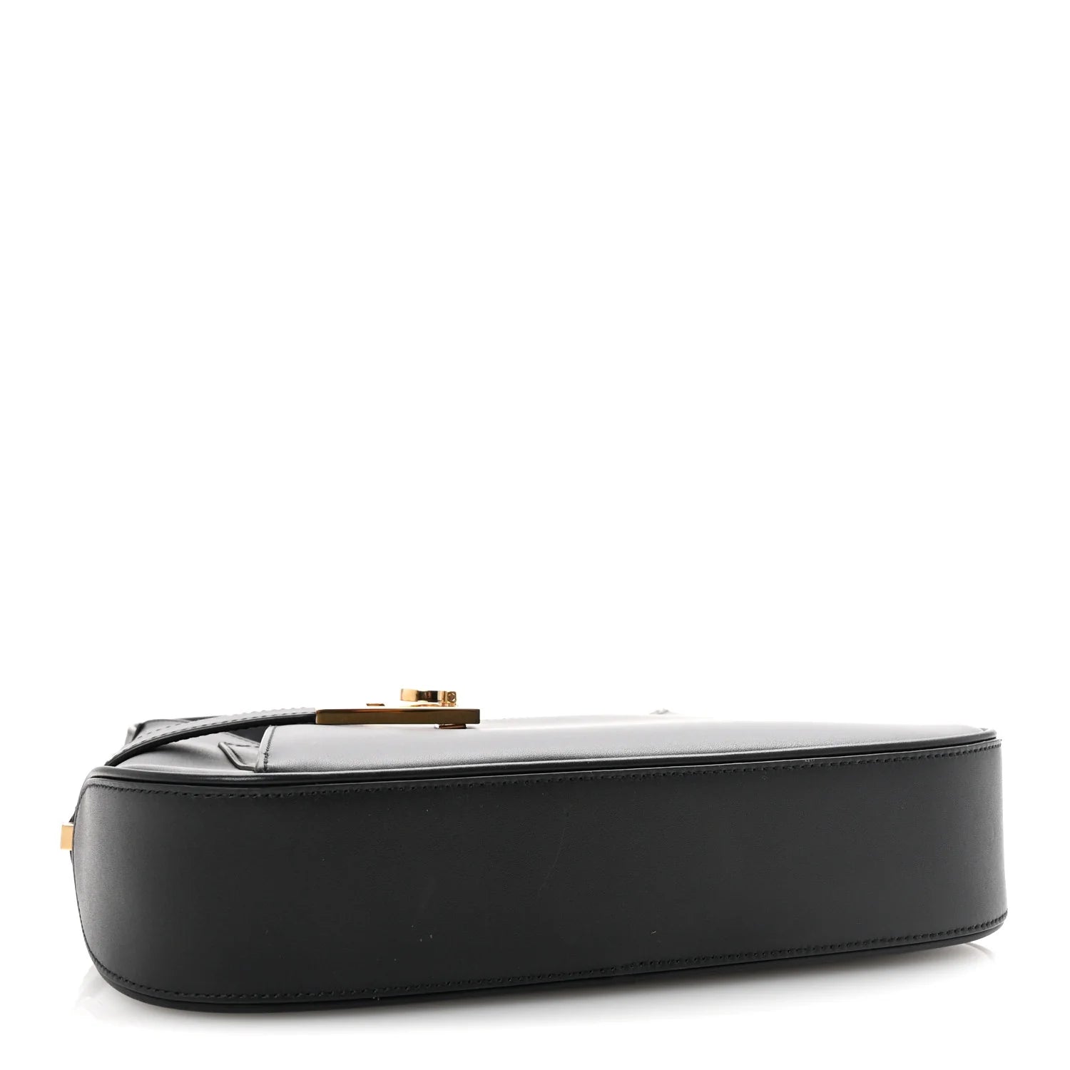 Soft Calfskin Gancini Hobo Black