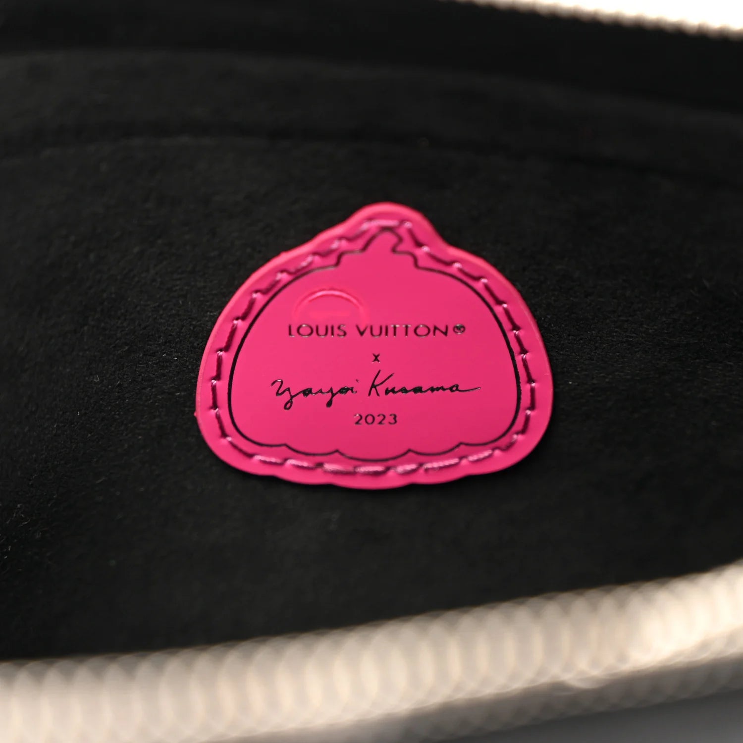 LV X YK Empreinte Multi Pochette Accessories Black Fuchsia